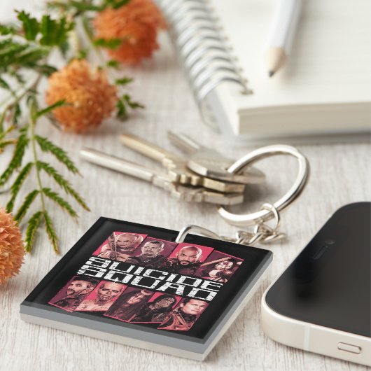 Suicide Squad | Taskforce X Group Emblem Schlüsselanhänger (Vorderseite rechts)