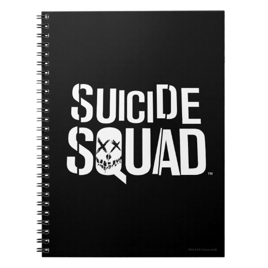 Suicide Squad | Weißes Logo Notizblock (Vorderseite)