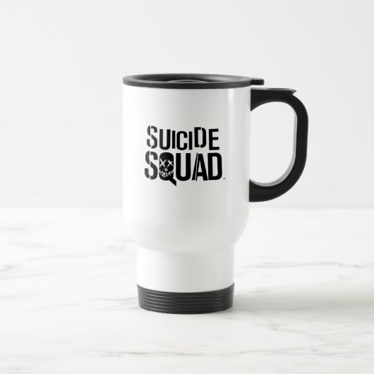 Suicide Squad | Weißes Logo Reisebecher (Rechts)