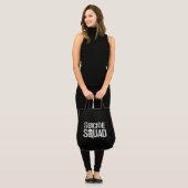 Suicide Squad | Weißes Logo Tragetasche (Vorderseite (Model))