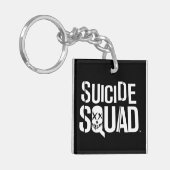 Suicide Squad White Logo Schlüsselanhänger (Vorderseite links)