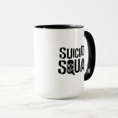 Suicide Squad White Logo Tasse (VorderseiteRechts)