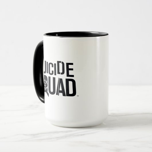 Suicide Squad White Logo Tasse (Vorderseite Links)