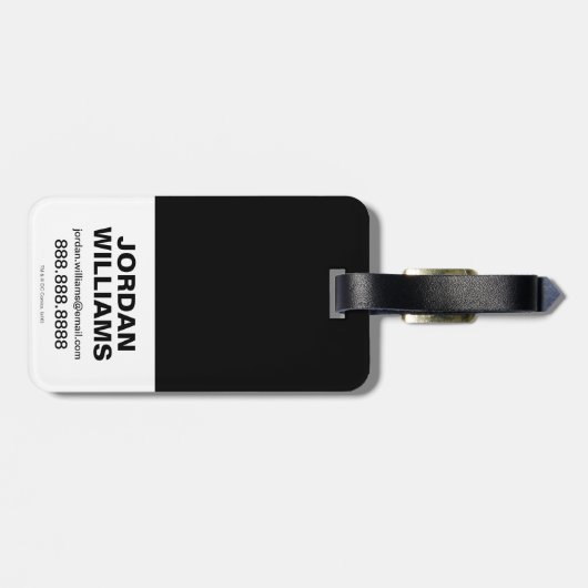 Suicide Squad | Yearbook Pattern Gepäckanhänger (Rückseite horizontal)