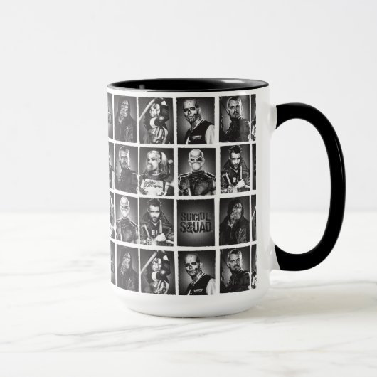 Suicide Squad | Yearbook Pattern Tasse (Rechts)