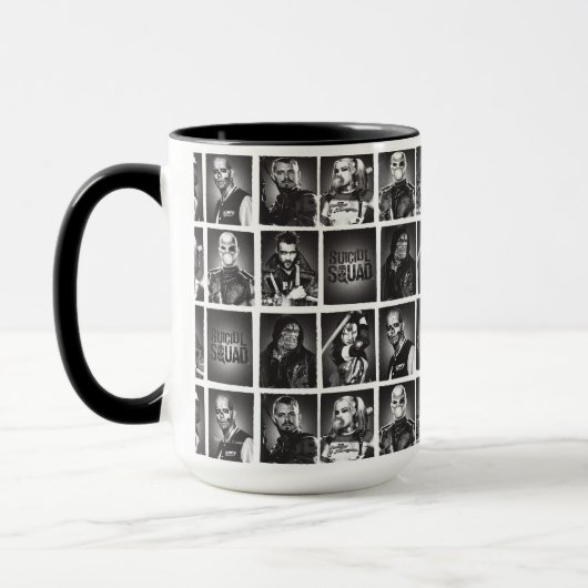 Suicide Squad | Yearbook Pattern Tasse (Links)