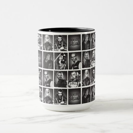 Suicide Squad | Yearbook Pattern Tasse (Zentrum)