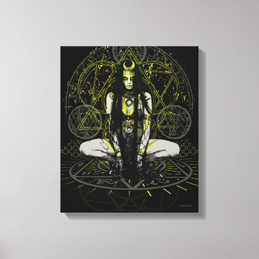 Suicide Squad | Zauberkreise für Verzauberer Leinwanddruck (Vorderseite)