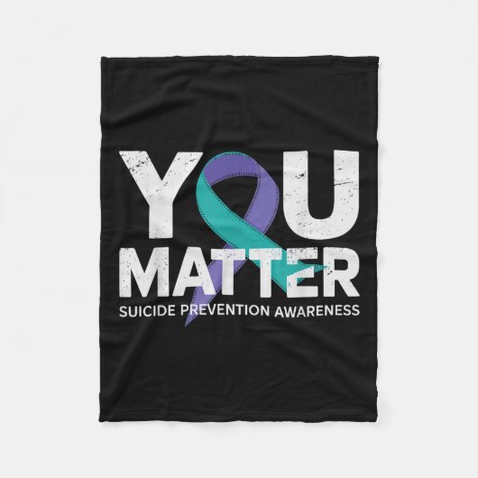 Suicides Prevention Shirts Suicide Awareness Fleecedecke (Vorderseite)