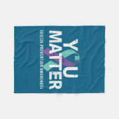 Suicides Prevention Shirts Suicide Awareness Fleecedecke (Vorderseite (Horizontal))