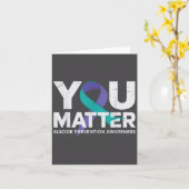 Suicides Prevention Shirts Suicide Awareness  Karte (Gelbe Blume)