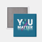 Suicides Prevention Shirts Suicide Awareness  Magnet (Vorderseite/Rückseite)