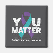 Suicides Prevention Shirts Suicide Awareness Magnet (Vorne)