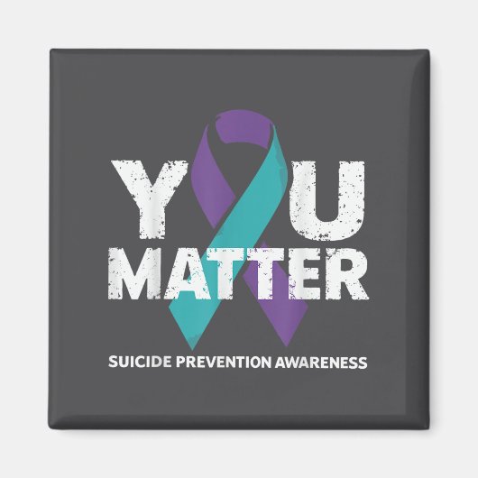 Suicides Prevention Shirts Suicide Awareness  Magnet (Vorne)