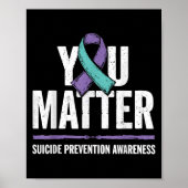Suicides Prevention Shirts Suicide Awareness  Poster (Vorne)