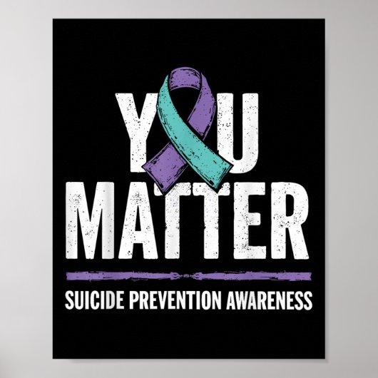 Suicides Prevention Shirts Suicide Awareness  Poster (Vorne)