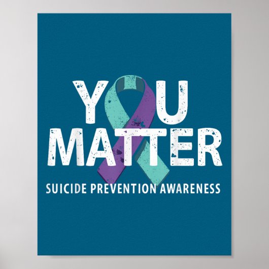 Suicides Prevention Shirts Suicide Awareness  Poster (Vorne)
