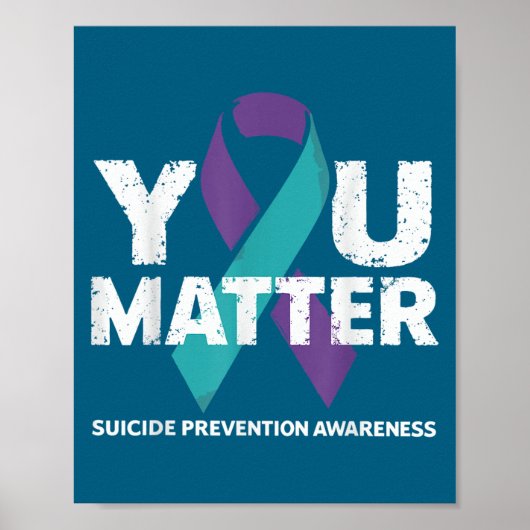 Suicides Prevention Shirts Suicide Awareness  Poster (Vorne)