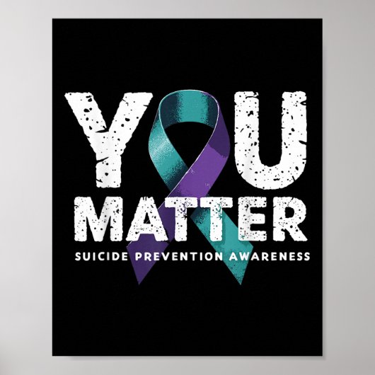 Suicides Prevention Shirts Suicide Awareness  Poster (Vorne)