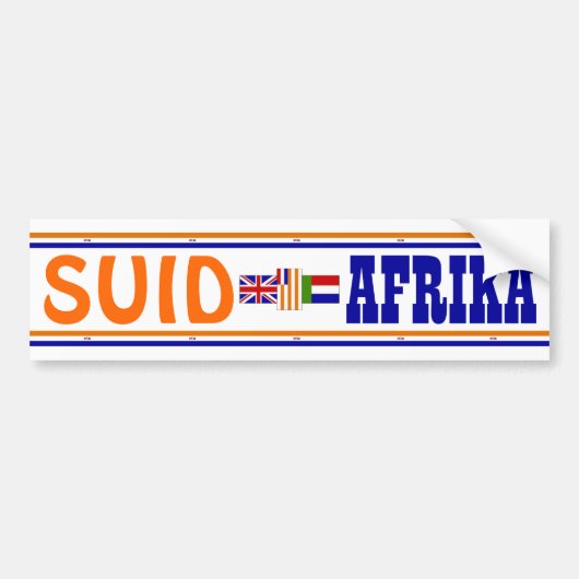 Suid-Afrika Autoaufkleber (Vorne)