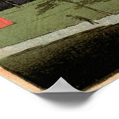 Suijin Shrine und Massaki am Sumida River Poster (Ecke)