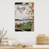 Suijin Shrine und Massaki am Sumida River Poster (Küche)