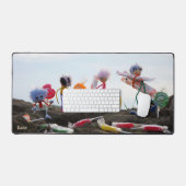 Suikerfeest oogstende Fubby's. Schreibtischunterlage (Tastatur & Maus)