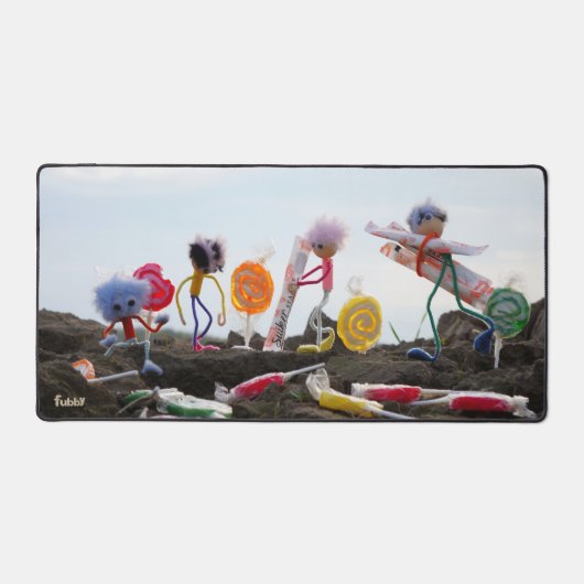 Suikerfeest oogstende Fubby's. Schreibtischunterlage (Vorderseite)