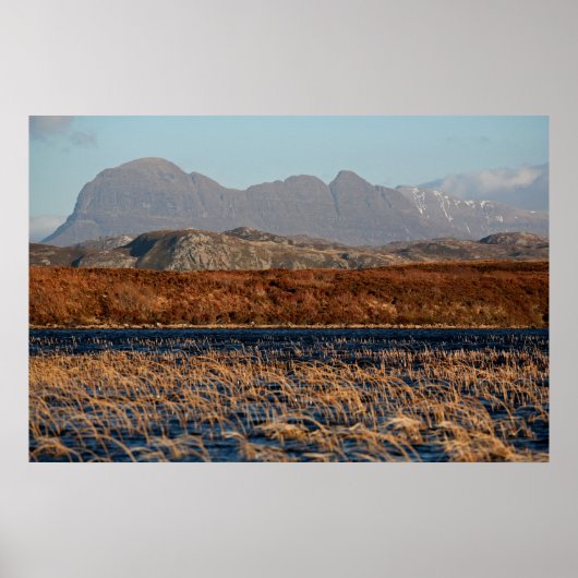 Suilven, Assynt, Highlands of Scotland Poster (Vorne)