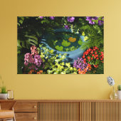 Suiren Bachi Leinwanddruck (Insitu (Wohnzimmer))