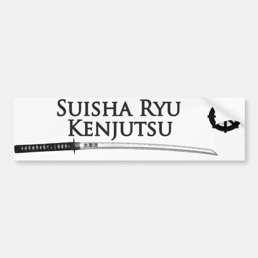 Suisha Ryu Kenjutsu Autoaufkleber (Vorne)