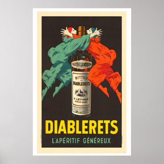 Suisse Aperitif Vintage Food&Drink Poster (Vorne)