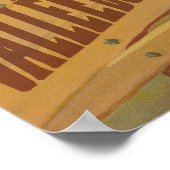 Suisse, Chemins de Fer Jura - Simplon, Poster (Ecke)