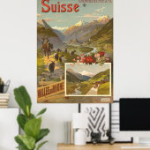 Suisse, Chemins de Fer Jura - Simplon, Poster (Heimbüro)