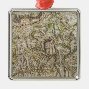 Suisse - die Schweiz Ornament Aus Metall