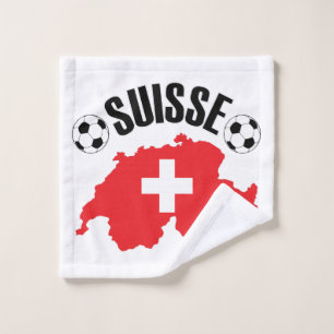 Suisse Football Switzerland Soccer Waschlappen