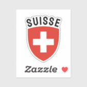Suisse (Französische Schweiz) Aufkleber (Blatt)