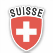 Suisse (Französische Schweiz) Aufkleber (Vorderseite)