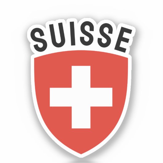 Suisse (Französische Schweiz) Aufkleber (Vorderseite)