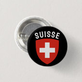 Suisse (Französische Schweiz) Button (Vorne & Hinten)
