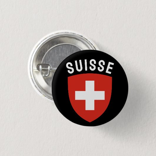 Suisse (Französische Schweiz) Button (Vorne & Hinten)