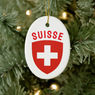 Suisse (Französische Schweiz) Keramik Ornament