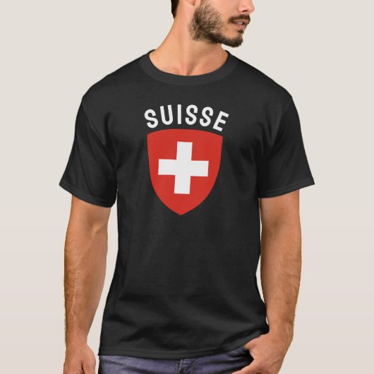 Suisse (Französische Schweiz) T-Shirt (Vorderseite)
