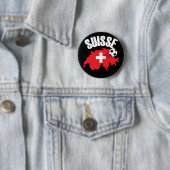 Suisse Switzerland Karte Fußball Button (Beispiel)