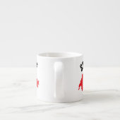 Suisse Switzerland Kartenflagge Espressotasse (Rückseite)