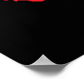 Suisse Switzerland Kartenflagge Poster (Ecke)