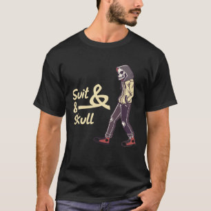 Suit & Scull – Dunkle Eleganz trifft Rebellion tee