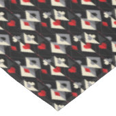 Suits of playing cards in poker.  tischdecke (Schrägansicht)