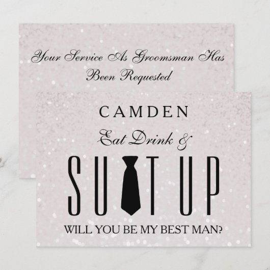 Suitup Einladung (Vorne/Hinten)