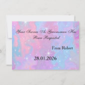 Suitup Werden Sie mein Bestman sein Einladung (Rückseite)